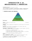 INTRODUCCIÓN A LA MERCADOTECNIA O MARKETING