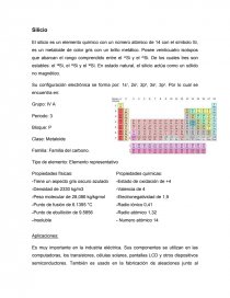 Silicio ENsayo. Página 1