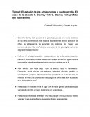 El estudio de los adolescentes y su desarrollo. El caso de la obra de G. Stanley Hall. G. Stanley Hall: profeta del naturalismo.