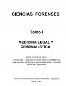 MEDICINA LEGAL Y CRIMINALISTICA