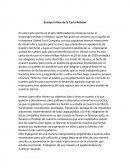 Ensayo Critico de la Carta Rolston.