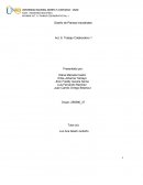 Diseño de Plantas Industriales Act. 6: Trabajo Colaborativo 1