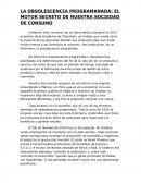 LA OBSOLESCENCIA PROGRAMANADA: EL MOTOR SECRETO DE NUESTRA SOCIEDAD DE CONSUMO