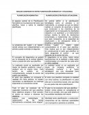 ANALISIS COMPARATIVO ENTRE PLANIFICACIÓN NORMATIVA Y SITUACIONAL