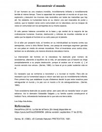 Reconstruir el mundo. Página 1
