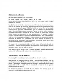 El Laberinto de la Soledad EL PACHUCO Y LOS OTROS EXTREMOS. Página 1