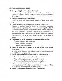 ENTREVISTA A UN ADMINISTRADOR.. Página 1