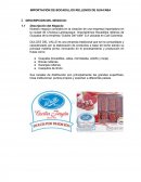 IMPORTACIÓN DE BOCADILLOS RELLENOS DE GUAYABA