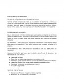 Portafolio de inversiones.