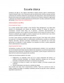Escuela clasica. Comienzos del siglo xx, dos ingeríos desarrollaron trabajos pioneros sobre la administración