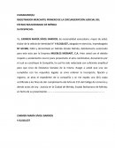 REGISTRADOR MERCANTIL PRIMERO DE LA CIRCUNSCRIPCIÓN JUDICIAL DEL ESTADO BOLIVARIANAO DE MÉRIDA