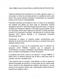 GUIA PMBOK UNA AYUDA PARA LA DIRECCIÓN DE PROYECTOS