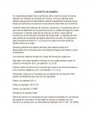 CONCEPTO DE NUMERO.En matemáticas desde hace muchísimos años, todos los seres humanos siempre han utilizado el concepto del numero