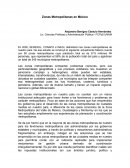 Zonas Metropolitanas en México
