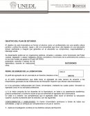 OBJETIVO DEL PLAN DE ESTUDIOS