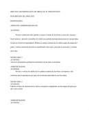 INCORPORACIÓN DE OBRAS EN EL PRESUPUESTO