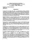 Diagnotico. Es importante señalar la descripción de este diagnóstico el cual permitió descubrir las dificultades que presenta este grupo escolar por lo que es necesario aplicar diversas estrategias para facilitar el aprendizaje de una forma más diná