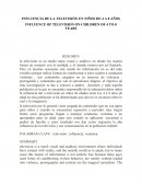 INFLUENCIA DE LA TELEVISIÓN ES NIÑOS DE 4 A 8 AÑOS