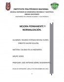Mejora Continúa y Normalización