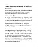 Administracion de la demanda en las cadenas de suministro