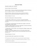 Derecho del Trabajo RÉGIMEN JURÍDICO DEL TRABAJO Derecho al trabajo y Derecho del trabajo