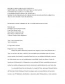 DIANOSTICO SOCIO-AMBIENTAL DE LA COMUNIDAD SANTA INES