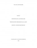 ÉTICA DEL INVESTIGADOR. METODOLOGIA DE LA INVESTIGACIÓN
