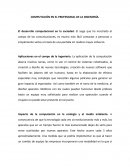 COMPUTACIÓN EN EL PROFESIONAL DE LA INGENIERÍA.