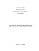 CUMPLIMIENTO DEL MANUAL ÚNICO DE PROCEDIMIENTO EN MATERIA DE CADENA DE CUSTODIA DE EVIDENCIAS FÍSICAS