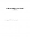 Capitulo 1 Nacleiro, cuestionario