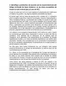 Identifique y profundice, de acuerdo con las recomendaciones del Código Unificado del Buen Gobierno, en las áreas susceptibles de mejora en esta materia para el caso de ACS.