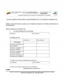 GUÍA DE OBSERVACIÓN PARA EL MEJORAMIENTO DE LOS HÁBITOS ALIMENTICIOS