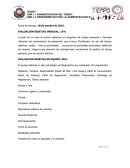 EVALUACIÓN INDIVIDUAL Y EQUIPO-ADMO DEL TIEMPO-U1