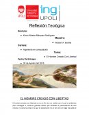 EL HOMBRE CREADO CON LIBERTAD