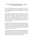 UN CAMBIO HACIA UN NUEVO PARADIGMA CULTURAL Y ECONOMICO CRISIS DEL MODELO CIVILIZATORIO