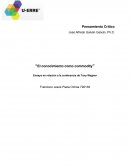 El conocimiento como commodity