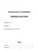 Monografía sobre Energía Nuclear