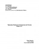 EJEMPLOS REALES DE VARIACIONES DE PRECIOS.