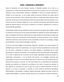 TEMA: “APRENDER A APRENDER”