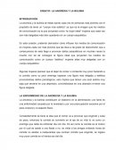 ENSAYO: LA ANOREXIA Y LA BULIMIA