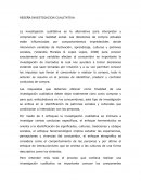 RESEÑA INVESTIGACION CUALITATIVA