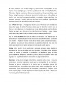 El texto comienza con la edad antigua y como desde la antigüedad se van dando ciertos ejemplos que nos han ayudado en la vida concreta hasta hoy.