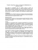 Ecuador, Hong Kong y Libia; su evolución de Alfabetización, la pobreza y su IDH