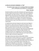 EL FINAL DE UN NUEVO COMIENZO: LA “PAZ”