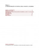 Módulo 1. La Descentralización en América Latina, evolución y resultados.