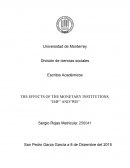 THE EFFECTS OF THE MONETARY INSTITUTIONS, “IMF” AND“WB”