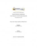 Ensayo ventaja competitiva Michael Porter.