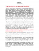 Descripción ¿Cómo es tu estilo de vida?