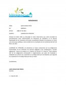 MEMORANDO LLAMADO DE ATENCION.