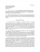 DECLARACION MINISTERIAL.